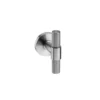 STOUT WATCH - Pomos giratorios de roseta redonda con grabado de diamante JNF