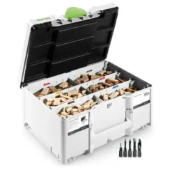Surtido de fresas y clavijas de ensamble Festool DOMINO DS 1060 BU