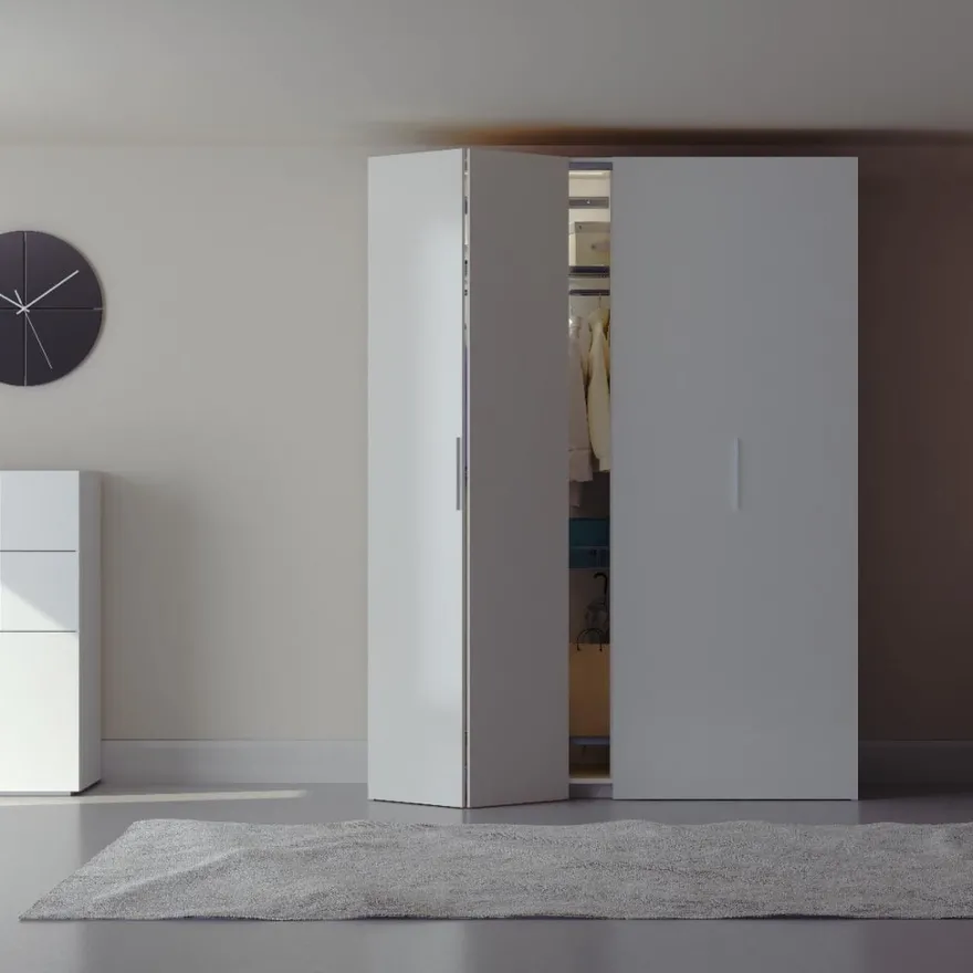 System 2700 1 - Sistema para puertas plegables correderas de armario
