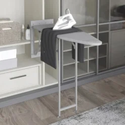 Tabla de Planchar Extraíble con Patas para Interior de Armario