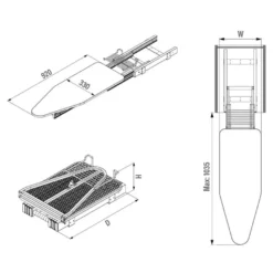 Tabla de Planchar Extraíble Plegable para Armario