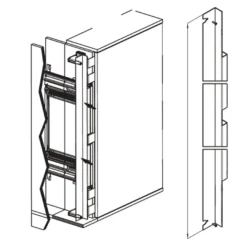 Tapas internas para puertas de hoja doble del Sistema Darwin