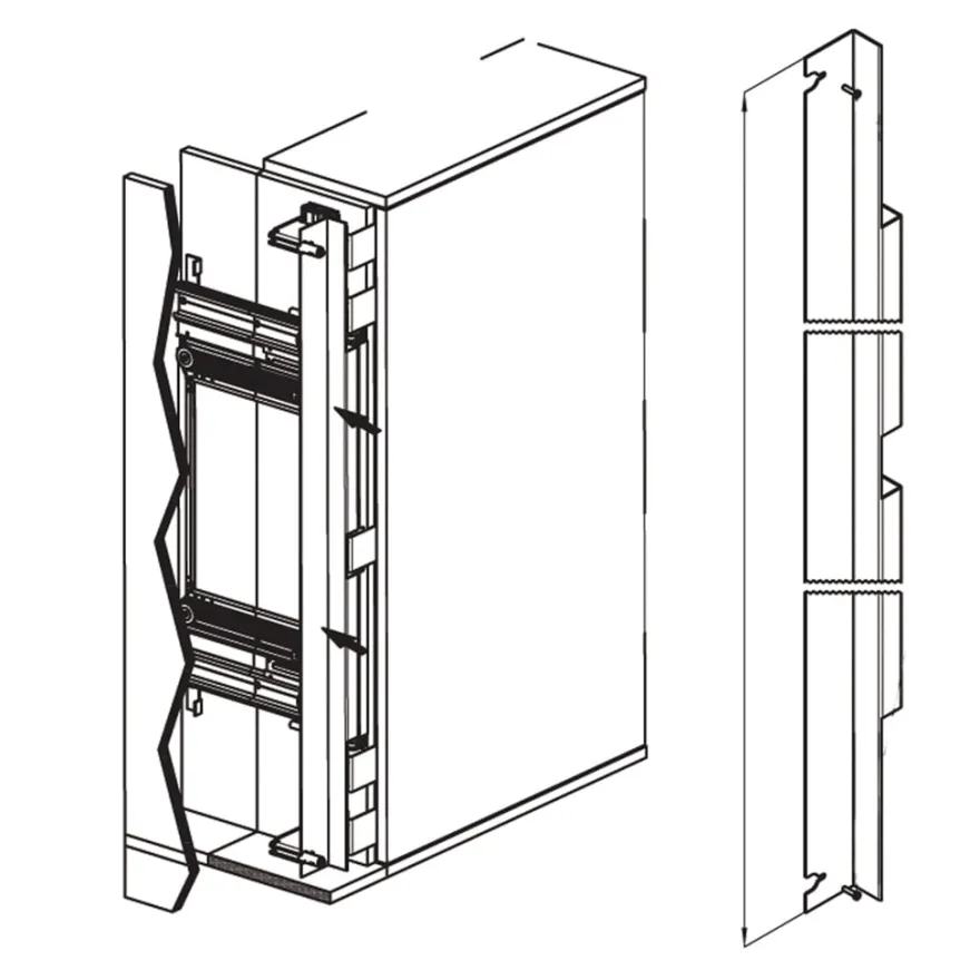 Tapas internas para puertas de hoja doble del Sistema Darwin