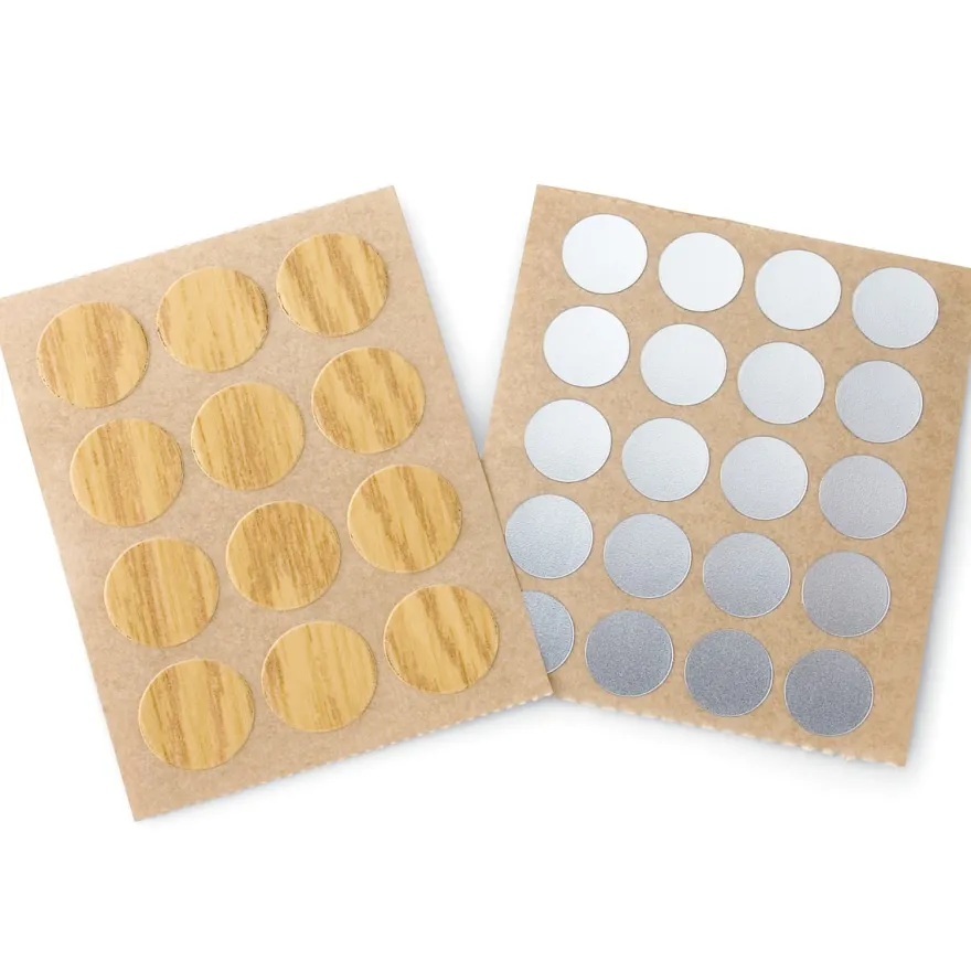 Tapones adhesivos para tornillo Ø25 mm.