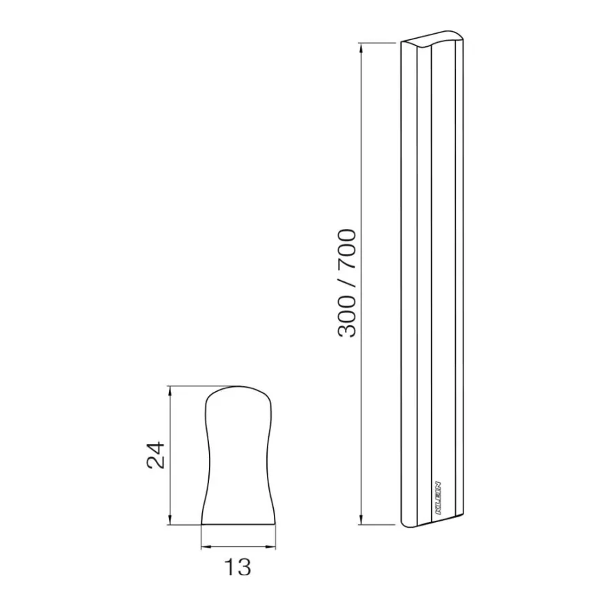 TEMPO - Jgo. de manillones para puertas correderas madera y vidrio