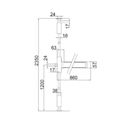 TESA QUICK 3S - Antipánico sobrepuesto de empuje reversible
