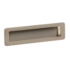 Tirador Embutido a la puerta LOW rectangular con puntas redondas