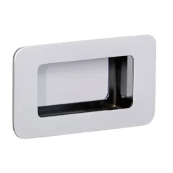 Tirador Embutido a la puerta LOW rectangular con puntas redondas