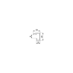 TITAN - Perfil plano para accesorios de cocina colgantes