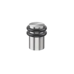 Tope para puerta Ø25 con doble goma y fijación tornillo