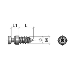 Tornillería para portaestantes KONFIX