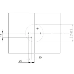 TORTUGA - Set unión para tableros de mesa extensible