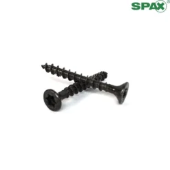 TORX - Tornillos de cabeza plana negros SPAX