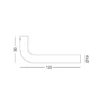 TUBULAR ROUND 19 - Manillas sin roseta JNF