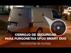 UFO 3 Smart Duo - Cerradura de seguridad para furgonetas
