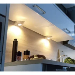 UL 2-LED F - Foco sobrepuesto para mueble triangular a 24V