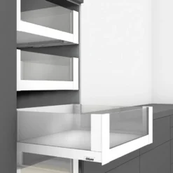 Vidrios transparentes para cajones Blum Legrabox Free