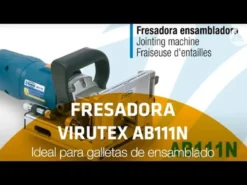 VIRUTEX AB111N - Fresadora ensambladora para galletas