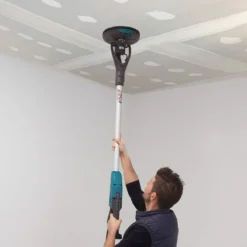 VIRUTEX LPC197 - Lijadora para paredes de cuello largo (450W)