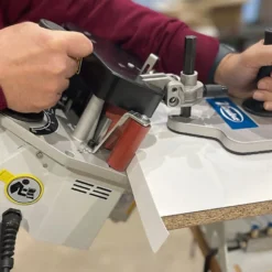 VIRUTEX PEB250 EVOLUTION - Aplacadora de cantos portátil con depósito de cola