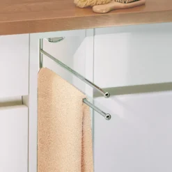 VIVIANA - Toallero extensible de 2 barras oculto en el mueble