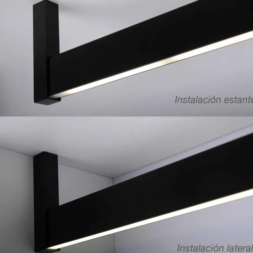 WARDROBE Q - Barra de armario con iluminación LED y sensor de movimiento a 24V.