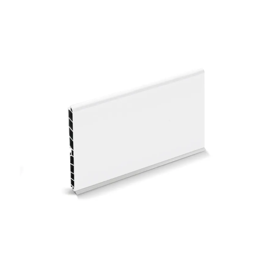 Zócalo liso de Aluminio/PVC (h=96/146/166 mm)