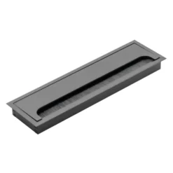 ZENIT - Pasacables de tapa abatible con felpa