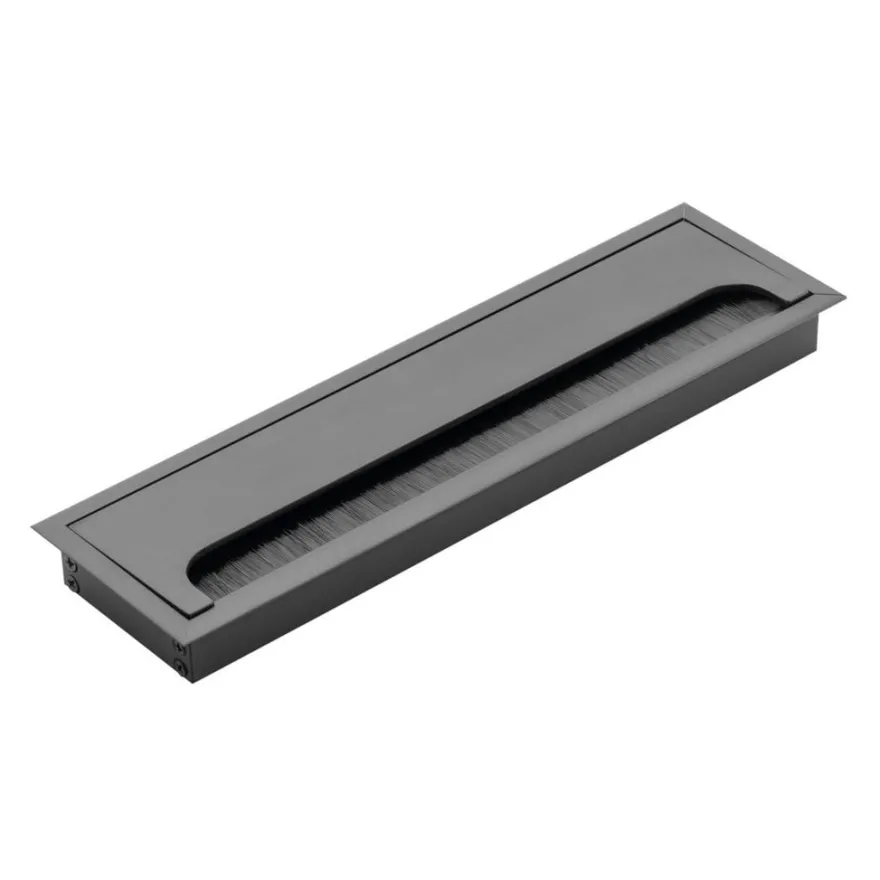 ZENIT - Pasacables de tapa abatible con felpa
