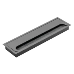 ZENIT - Pasacables de tapa abatible con felpa