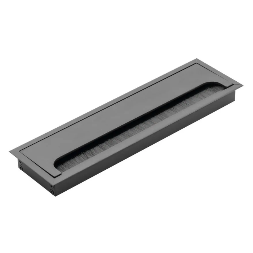ZENIT - Pasacables de tapa abatible con felpa