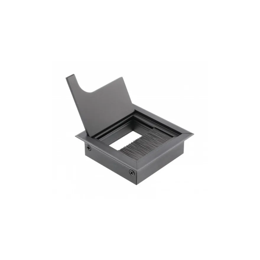 ZENIT - Pasacables de tapa abatible con felpa