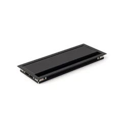ZENIT SLIM - Pasacables para tablero delgado con tapa abatible
