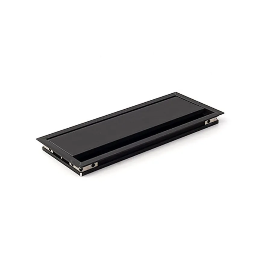 ZENIT SLIM - Pasacables para tablero delgado con tapa abatible