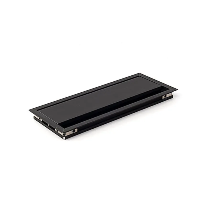 ZENIT SLIM - Pasacables para tablero delgado con tapa abatible