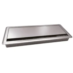 ZENIT SMOVE ALU - Pasacables de aluminio con tapa abatible decelerante