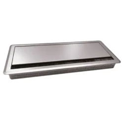 ZENIT SMOVE ALU - Pasacables de aluminio con tapa abatible decelerante