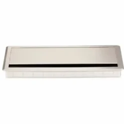 ZENIT SMOVE - Pasacables rectangular con tapa abatible decelerante