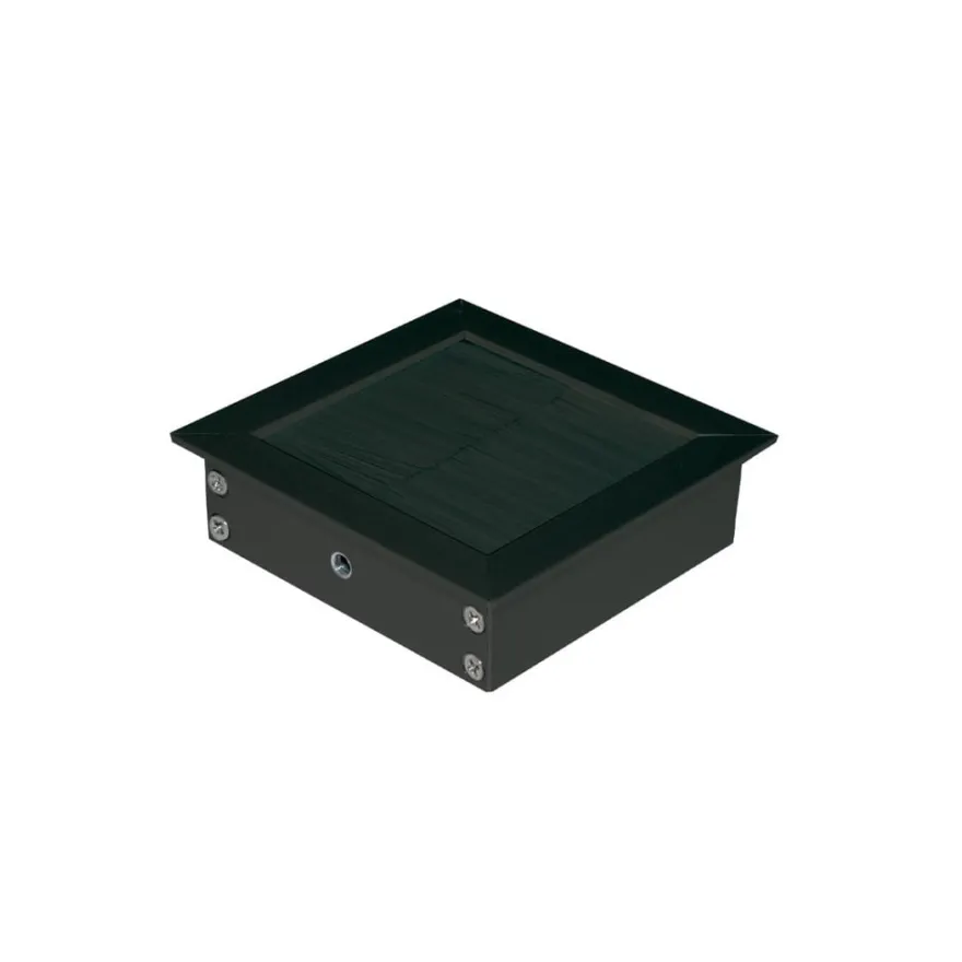 ZENIT SQUARE - Pasacables de encastre con orificio de doble felpa